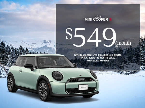 Bannière de MINI Cooper S 2025